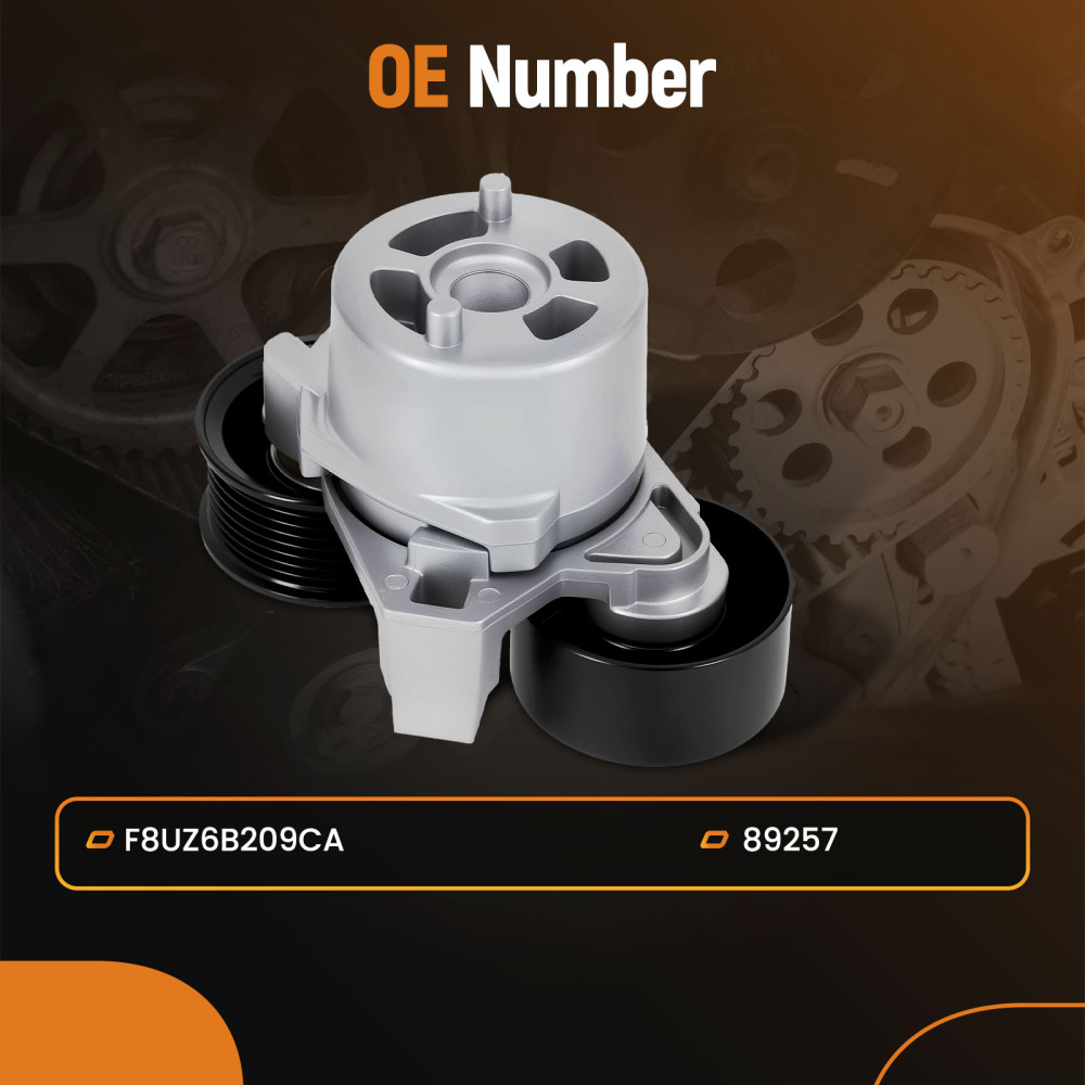 Drive Belt Tensioner compatible for Ford E-350 Club Wagon Econoline Club Wagon F8UZ6B209CA