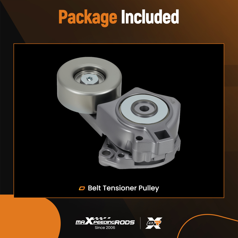 Drive Belt Tensioner Assembly compatible for Mitsubishi Montero 3.5L 2001-2002 MD367192