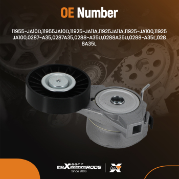 Aux Drive V-Ribbed Belt Tensioner compatible for SAAB 9-5 YS3E 2.3 97 to 09 4898755