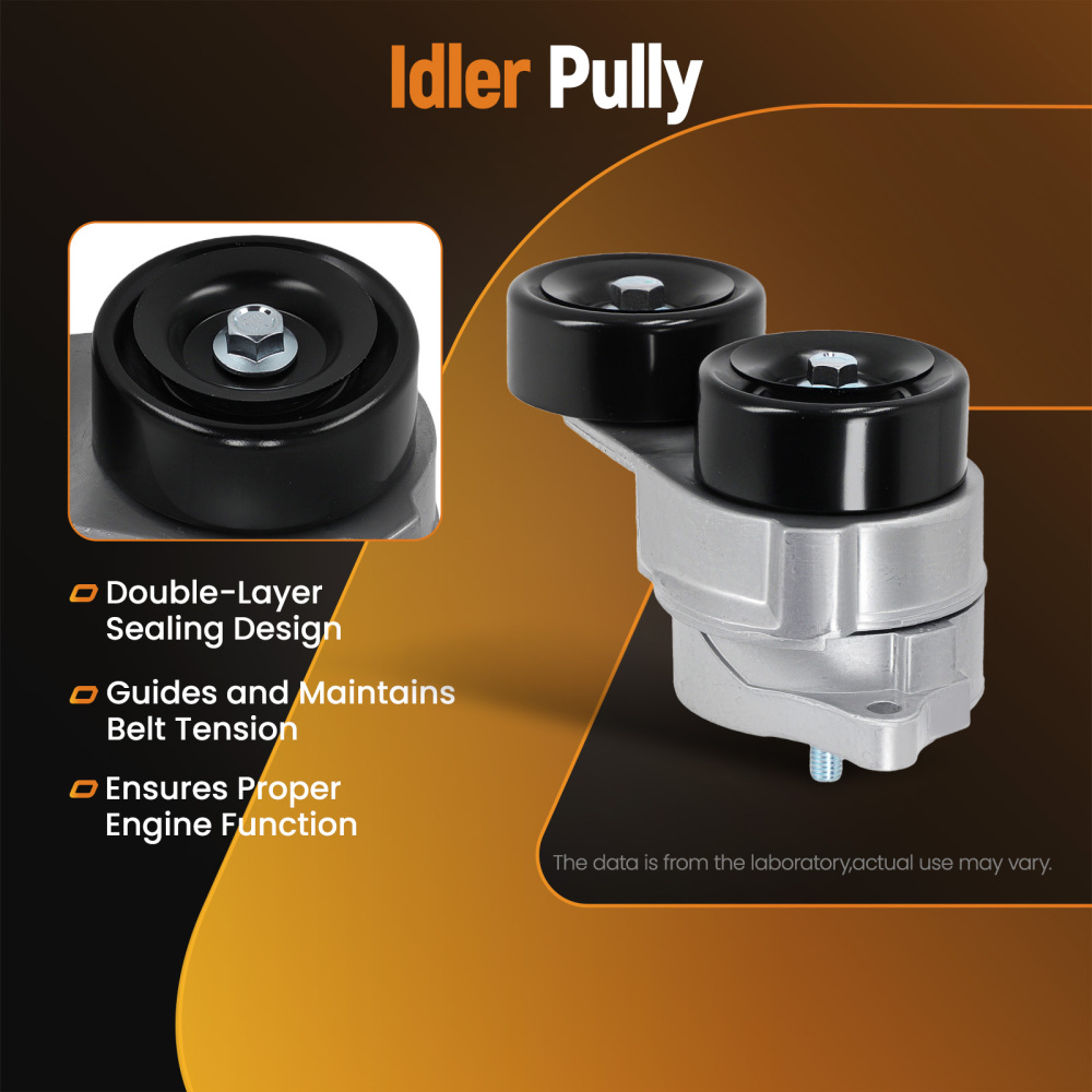 Belt Tensioner compatible for acura MDX RL ZDX compatible for Honda Accord Manual Transmission 31170RCAA01