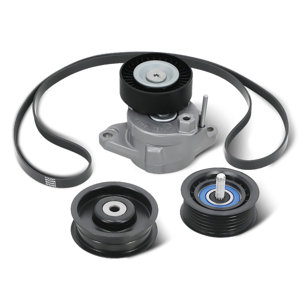 Engine Drive Belt TensionerIdler Pulley Serpentine Belt kit compatible for Mercedes-Benz