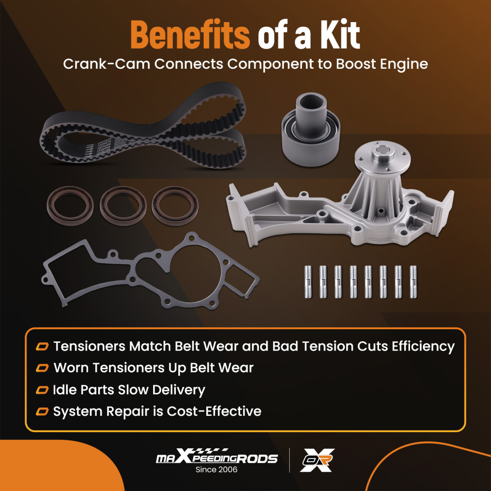 Timing Belt Kit compatible for Infiniti QX4 compatible for Nissan Frontier Pathfinder 3.3L V6 1996-2004