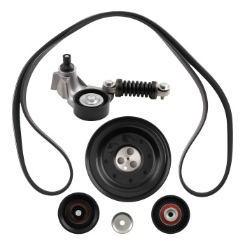 Crankshaft Pulley Drive Belt Kit compatible for Ford Mondeo Turnier MK3 2.0 TDCi 2000-2007