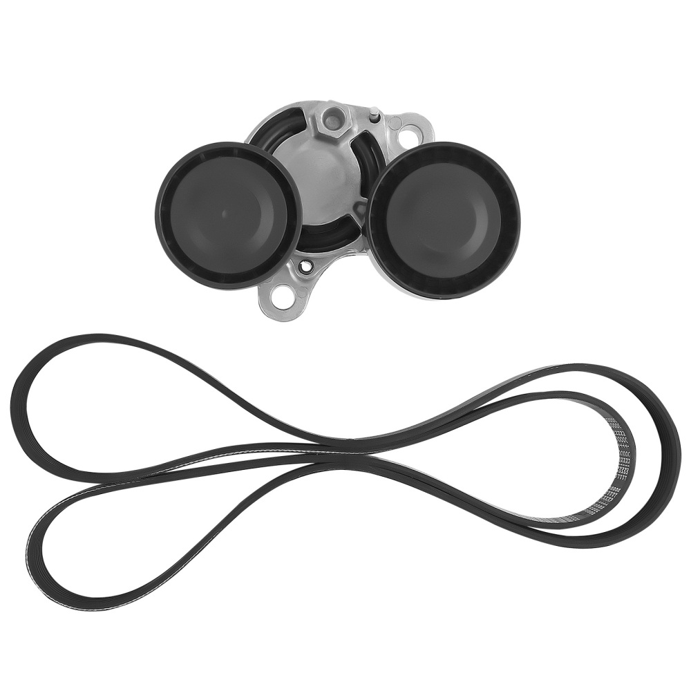 Courroie À Nervures +Tendeur De Courroie compatible pour BMW 5 E60 E61 520d 525d 03-10