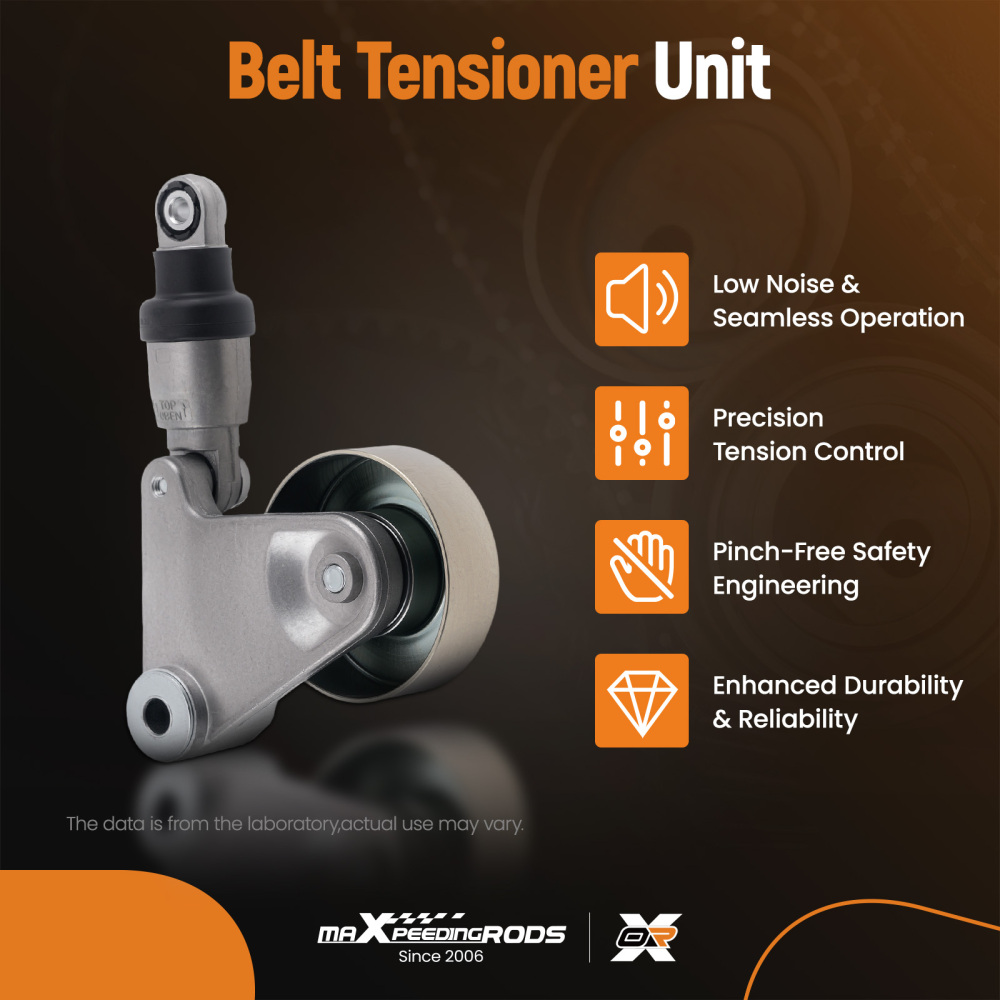 Compatible for Nissan Patrol GU Y61 ZD30 3.0L 2000-2007 Drive Fan Belt + Tensioner Assembly