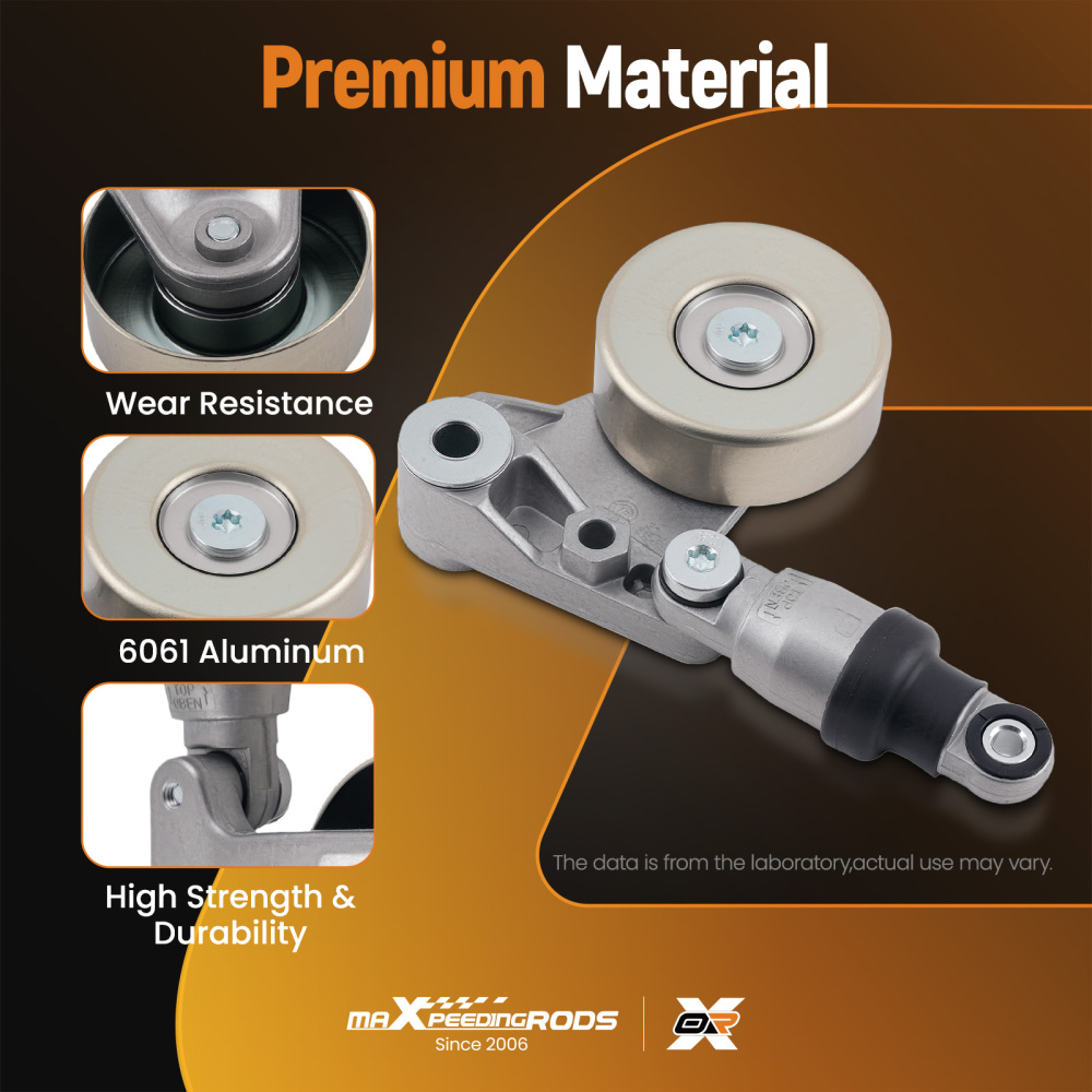 Compatible for Nissan Patrol GU Y61 ZD30 3.0L 2000-2007 Drive Fan Belt + Tensioner Assembly