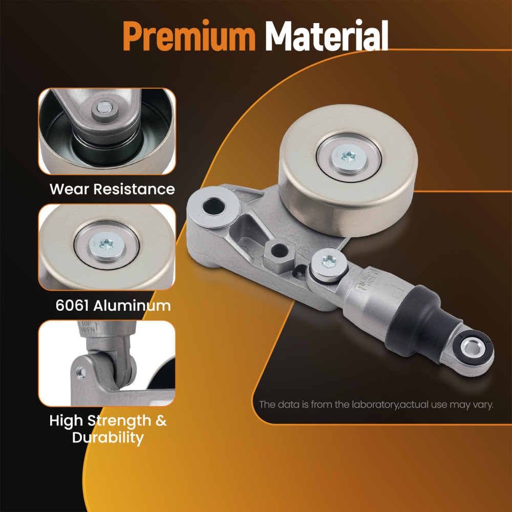 Compatible for Nissan Patrol GU Y61 ZD30 3.0L 2000-2007 Drive Fan Belt + Tensioner Assembly