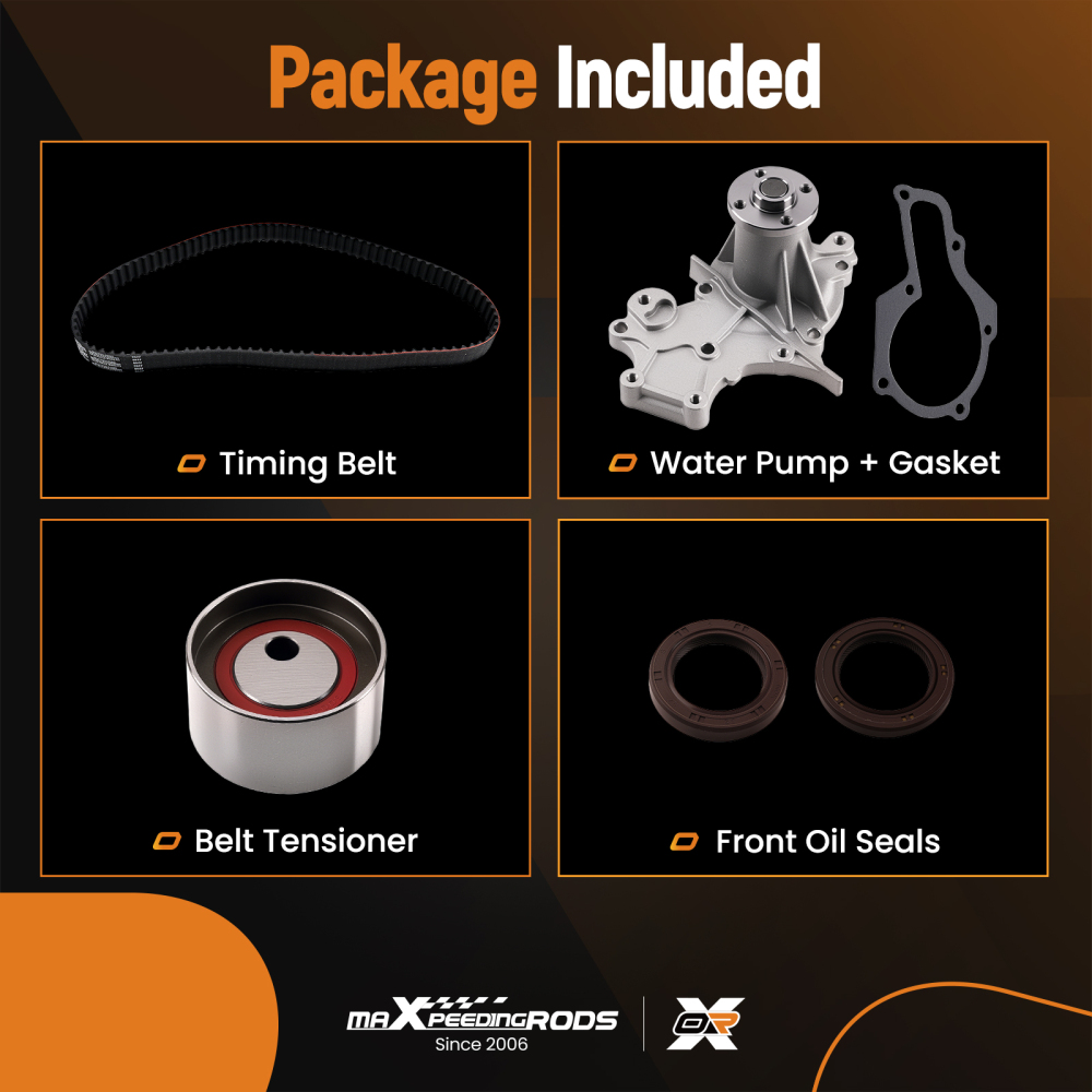 Engine Component Timing Belt Kit + Pump compatible for Suzuki Vitara SE416 1991-98