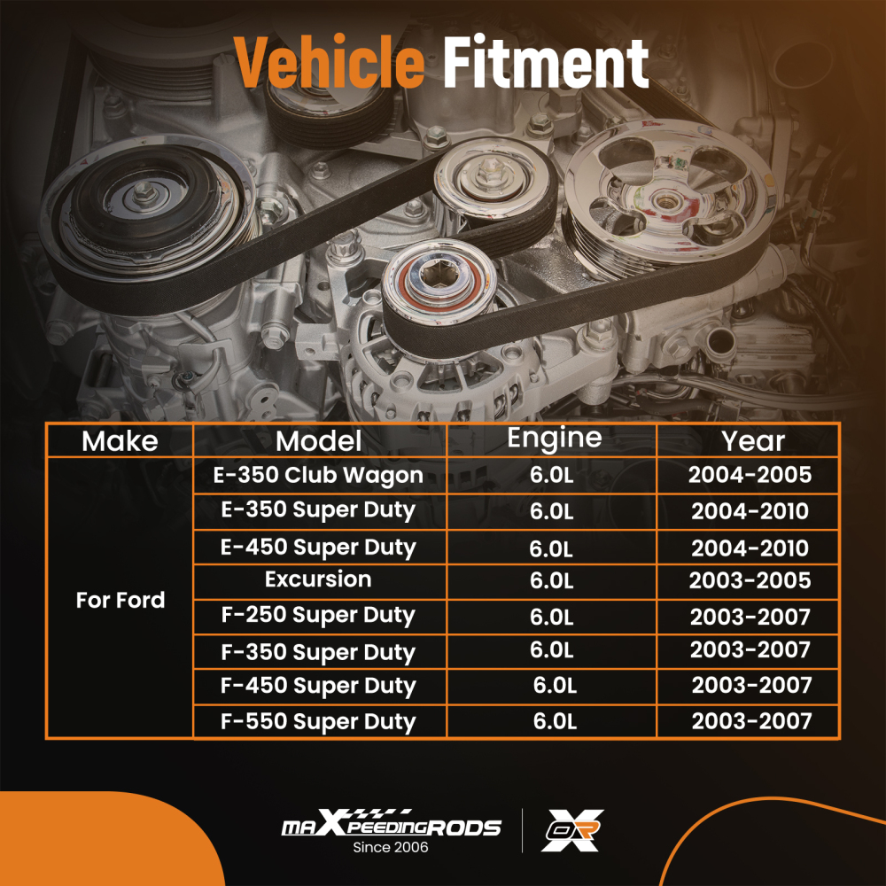 Engine Belt Tensioner Assembly for International RXT MXT 6.0L V8 2005-2009