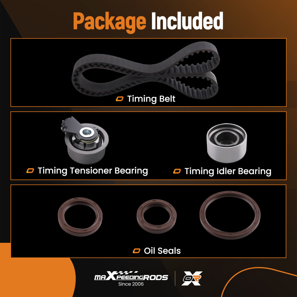 Timing Belt Kit compatible for Hyundai Elantra Tiburon Tucson Soul Sportage 2.0L New
