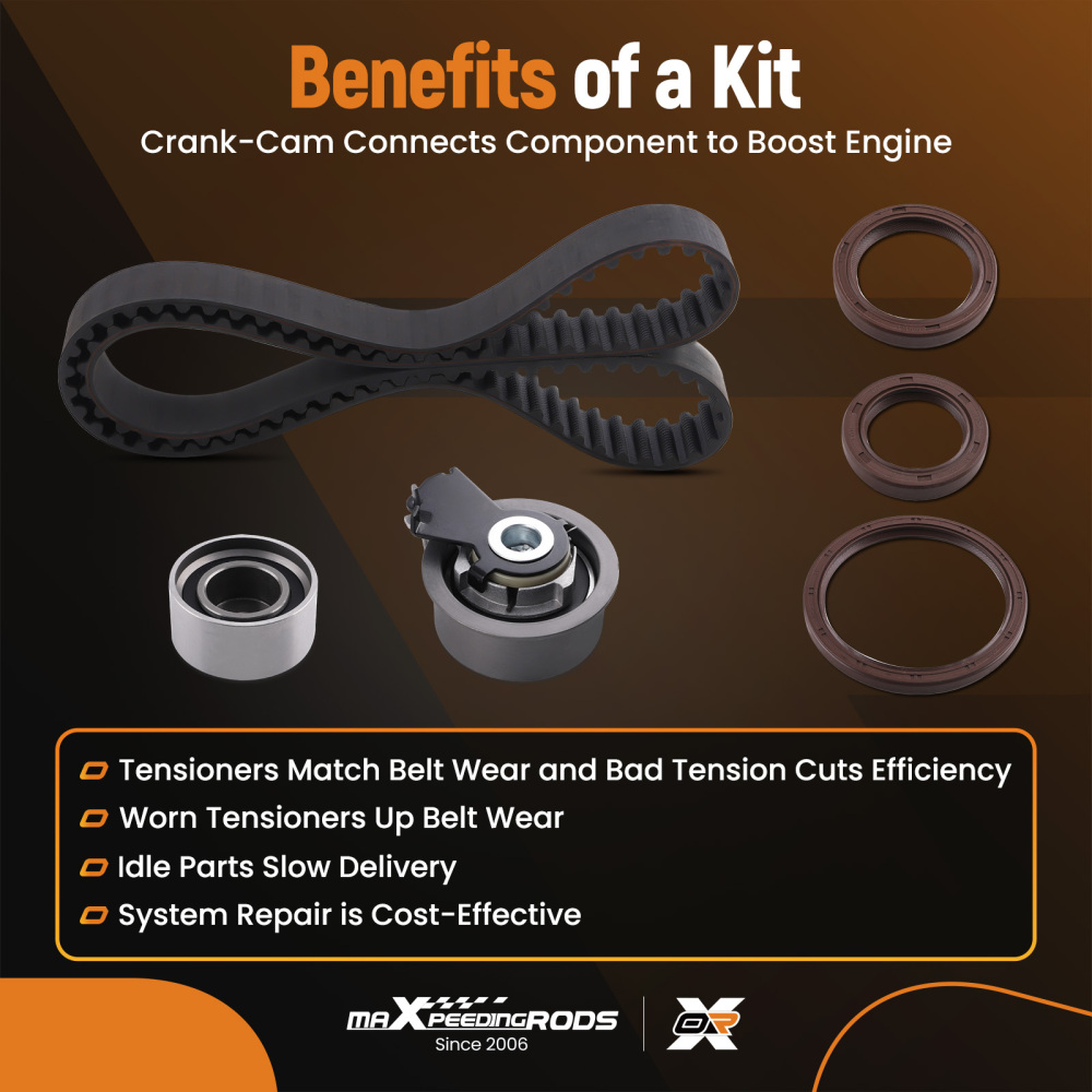Timing Belt Kit compatible for Hyundai Elantra Tiburon Tucson Soul Sportage 2.0L New
