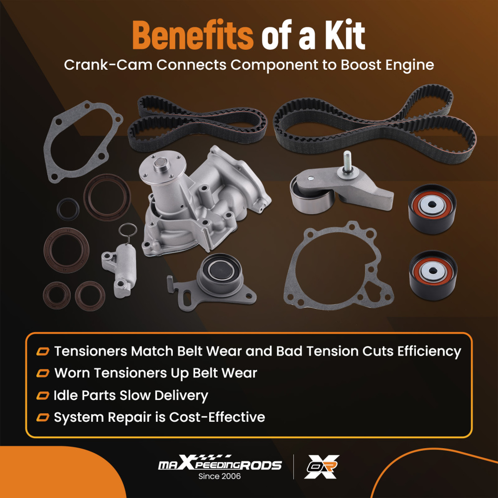 Timing Belt KitHATWP compatible for Mitsubishi Challenger PB PC Triton ML MN 2.5L