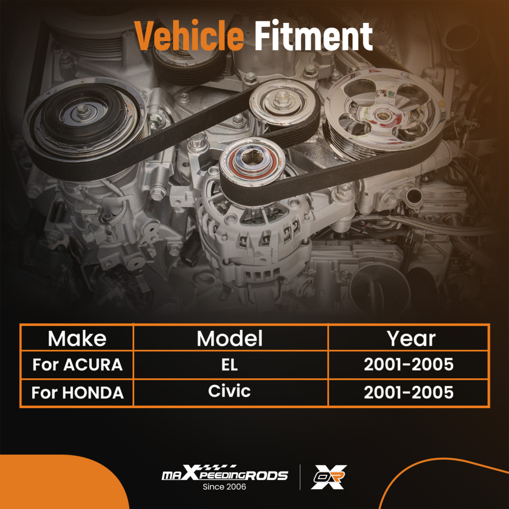 Complete Engine Timing Kit compatible for Honda Civic 1.7L SOHC 2001-2005 TKH003