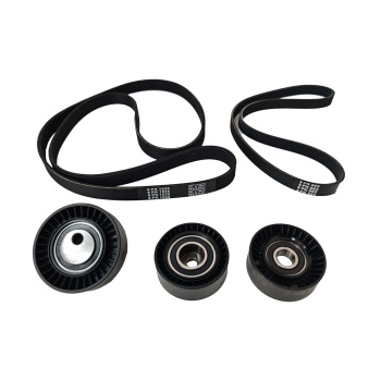 Kit de poulie à courroie trapézoïdale à nervures compatible pour BMW 3er E46 E36 5er E39
