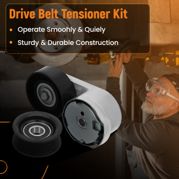 Engine Belt Tensioner and Belt Pulley compatible for Chrysler TownCountry Caravan 39282