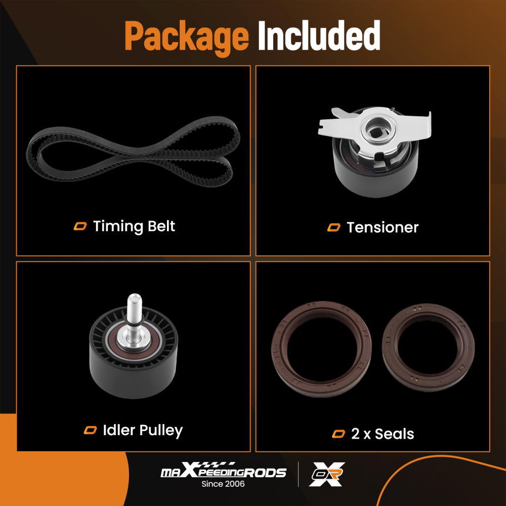 Belt Kit compatible for Great Wall V200 X200 Steed 2.0L Diesel 171T 2011-2020