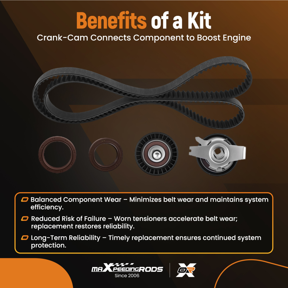 Belt Kit compatible for Great Wall V200 X200 Steed 2.0L Diesel 171T 2011-2020
