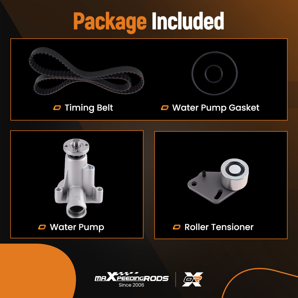 Timing Belt Kit Water Pump for 95-01 compatible for Ford Ranger Mazda B2500 B2300 2.3L 2.5L