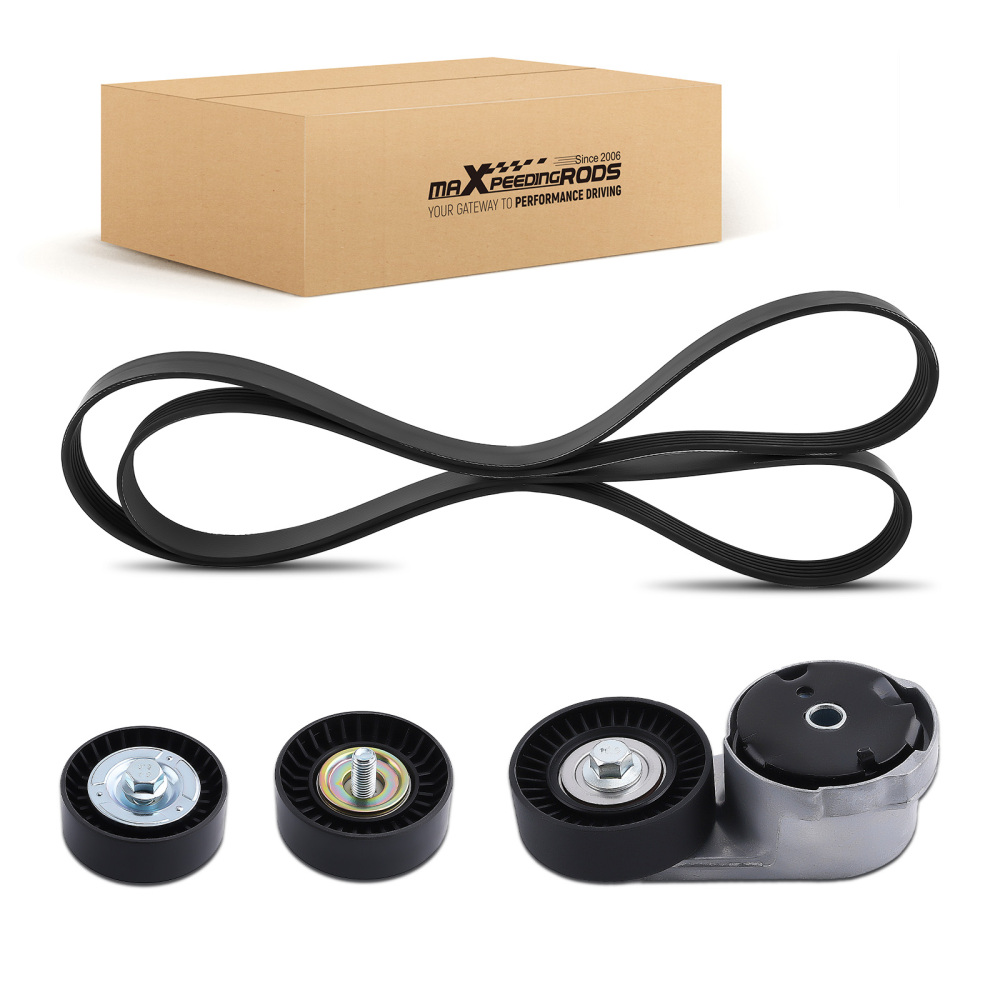 Drive Serpentine Belt Tensioner Idler Pulley Kit compatible for Chrysler Dodge 4861928AA