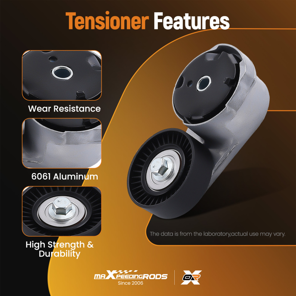 Drive Serpentine Belt Tensioner Idler Pulley Kit compatible for Chrysler Dodge 4861928AA