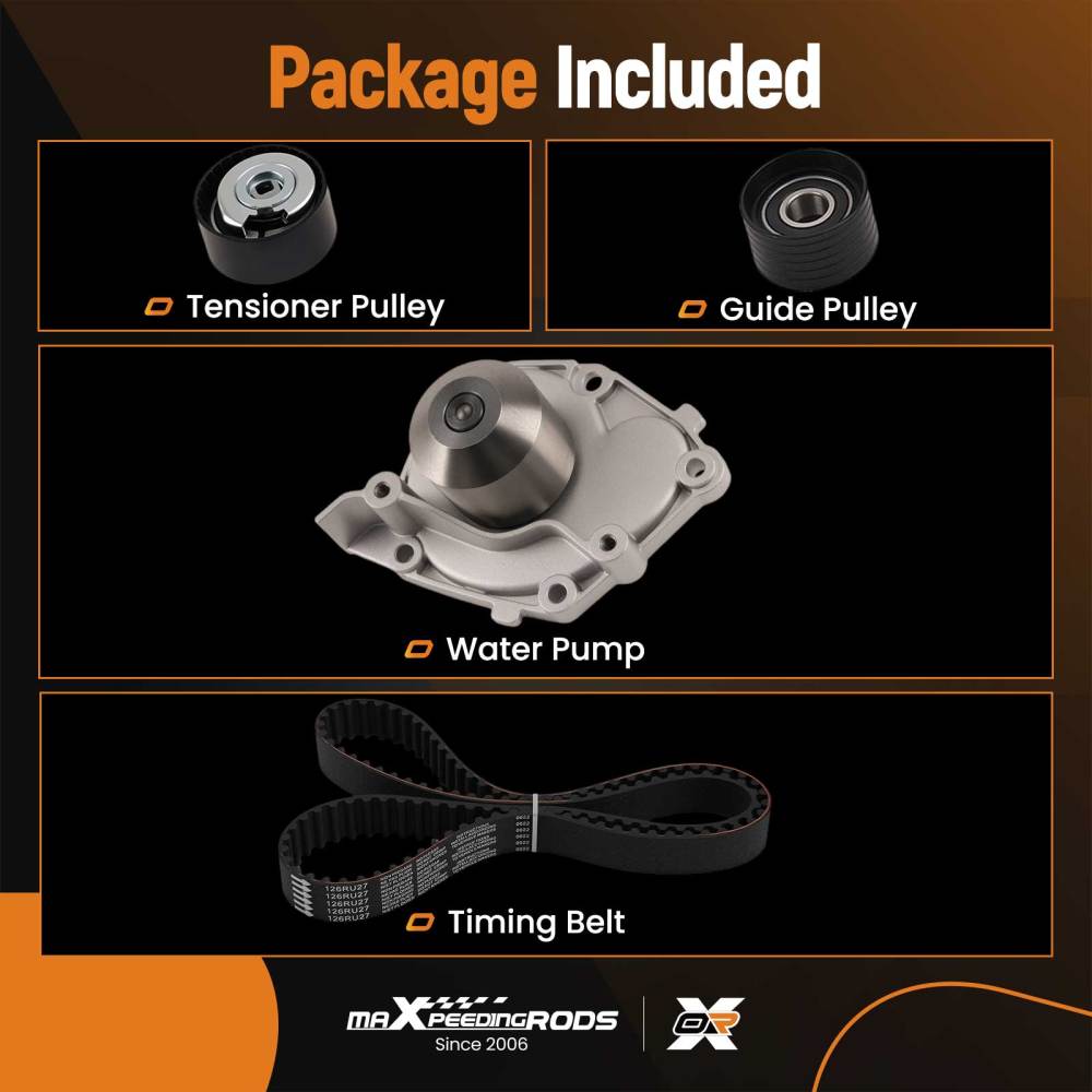 Timing BeltWater Pump Kit compatible for Renault Laguna II Sport Tourer 1.8 2001-2005