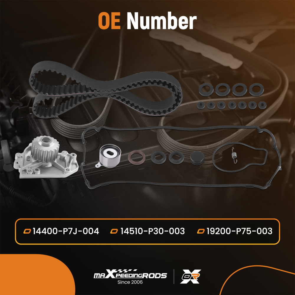 Water Pump Timing Belt Set compatible for Honda CR-V 2.0L 1997-2001 B20B4 B20Z2