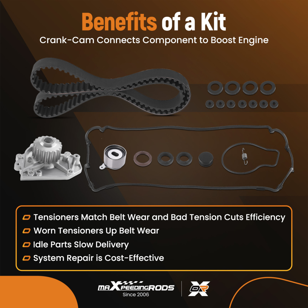 Water Pump Timing Belt Set compatible for Honda CR-V 2.0L 1997-2001 B20B4 B20Z2