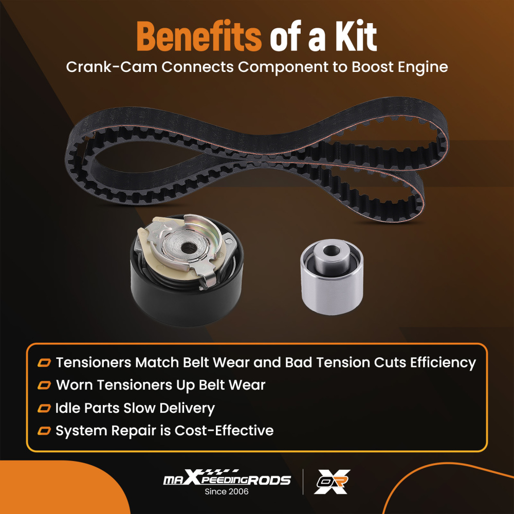 Timing Belt + Roller Set For Peugeot 1 308 Citroën C3 C4 Opel Vauxhall 1610872480