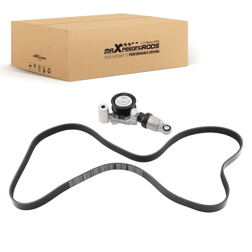 Serpentine BeltTensioner Set compatible for Chevrolet C7 compatible for Corvette GM 6.2L 2014-2019
