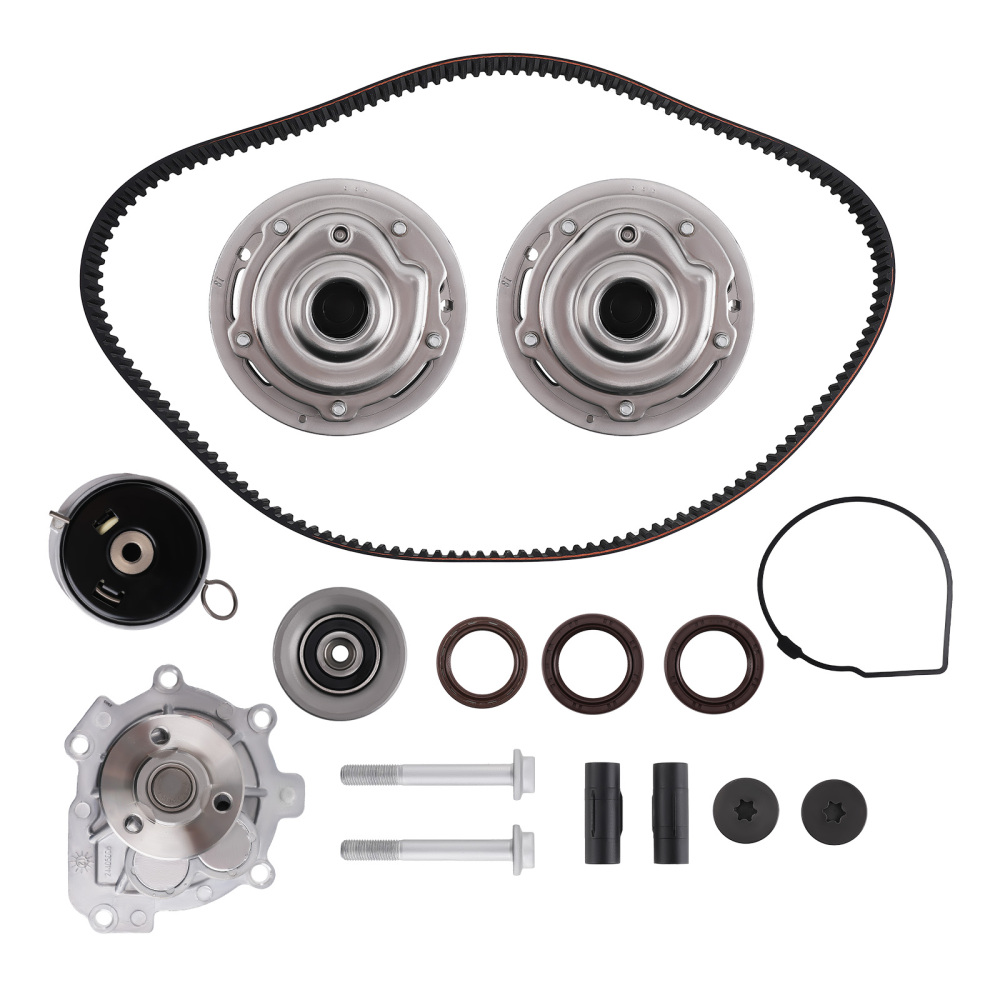 Timing Belt Kit VVT Water Pump Camshaft Gears compatible for Chevy Aveo Sonic Cruze 1.6 1.8