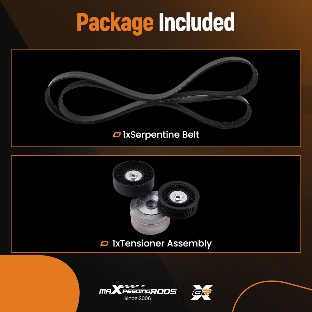 Serpentine Belt Tensioner compatible for Jeep Liberty 3.7L V6 2009-2012 53030958AC