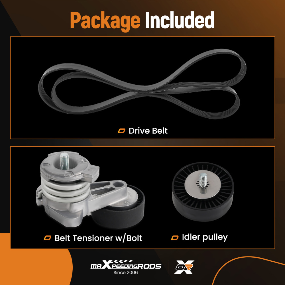 Kit Cinghia Trapezoidale compatibile per BMW E87 E90 E60 E84 E83 11287530314