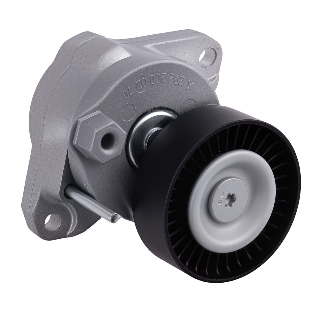 4Pcs Belt Tensioner w/ Idler Pulley Set compatible for Mercedes C300 C350 E350 ML350