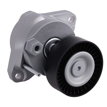 4Pcs Belt Tensioner w/ Idler Pulley Set compatible for Mercedes C300 C350 E350 ML350