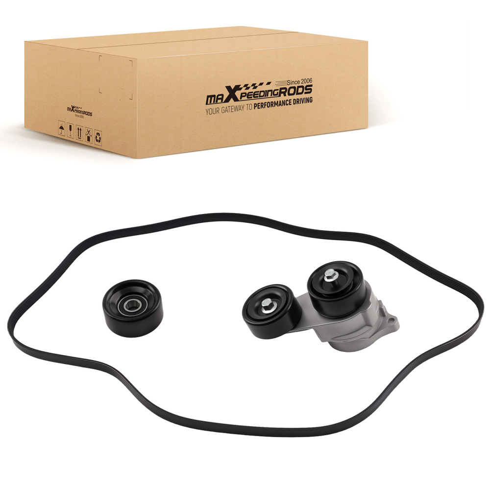 Belt Tensioner Assembly compatible for Acura MDX Base/Touring 2003-2013 90K-38332