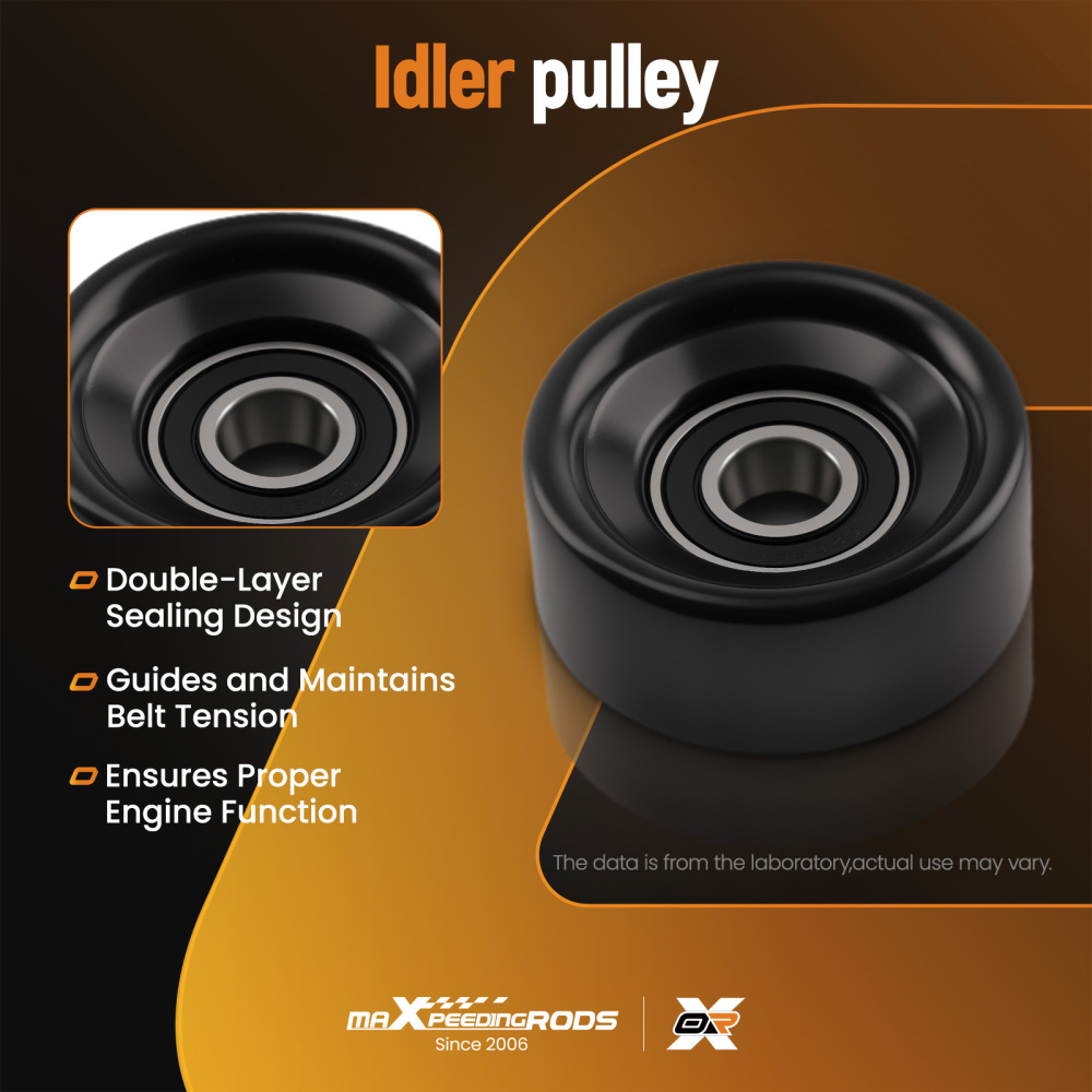 Belt Tensioner Assembly compatible for Acura MDX Base/Touring 2003-2013 90K-38332