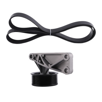 Fan Drive Belt and Tensioner compatible for Land Rover Discovery 2 TD5 Kit WITH A/C