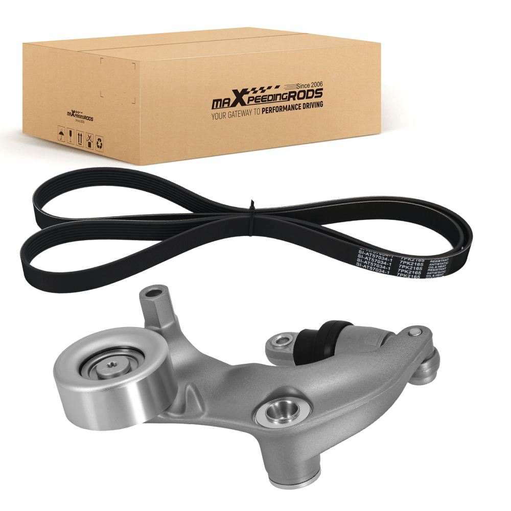 Tensioner PulleySerpentine Drive Belt Kit compatible for Honda Civic 1.8L 2006-2011
