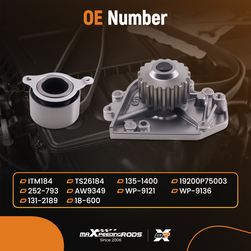 Belt Tensioner Component Kit compatible for Acura Integra compatible for Honda CR-V 1996-2001 18-600