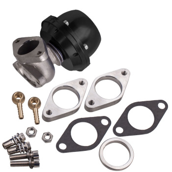 Universal 38MM External Wastegate Blue with 7PSI Spring For Turbo Upgrade BOV