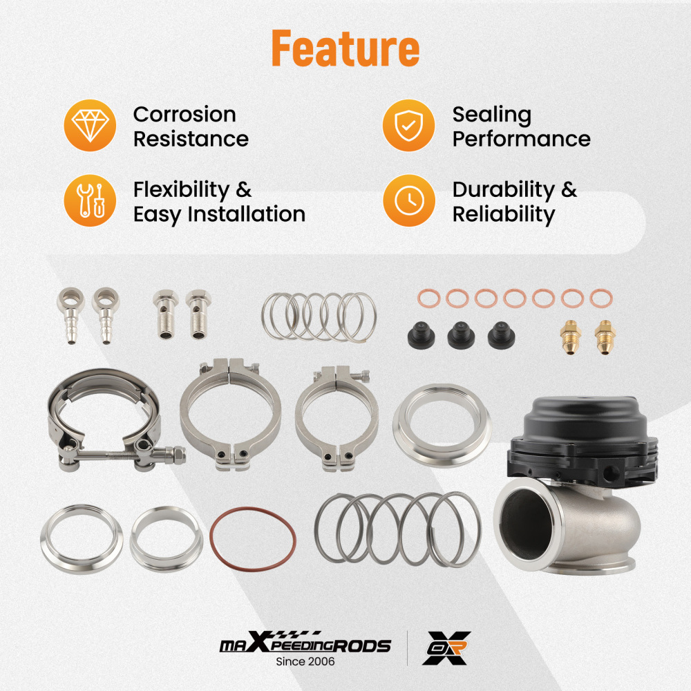 new 44mm V-BandExternal Cooled Turbo Wastegate Fit Universal Turbos new