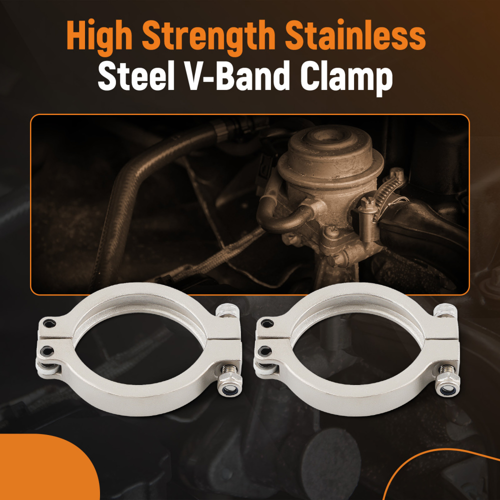 44mm V-Band External WastegateBlack Stainless steel With Spring