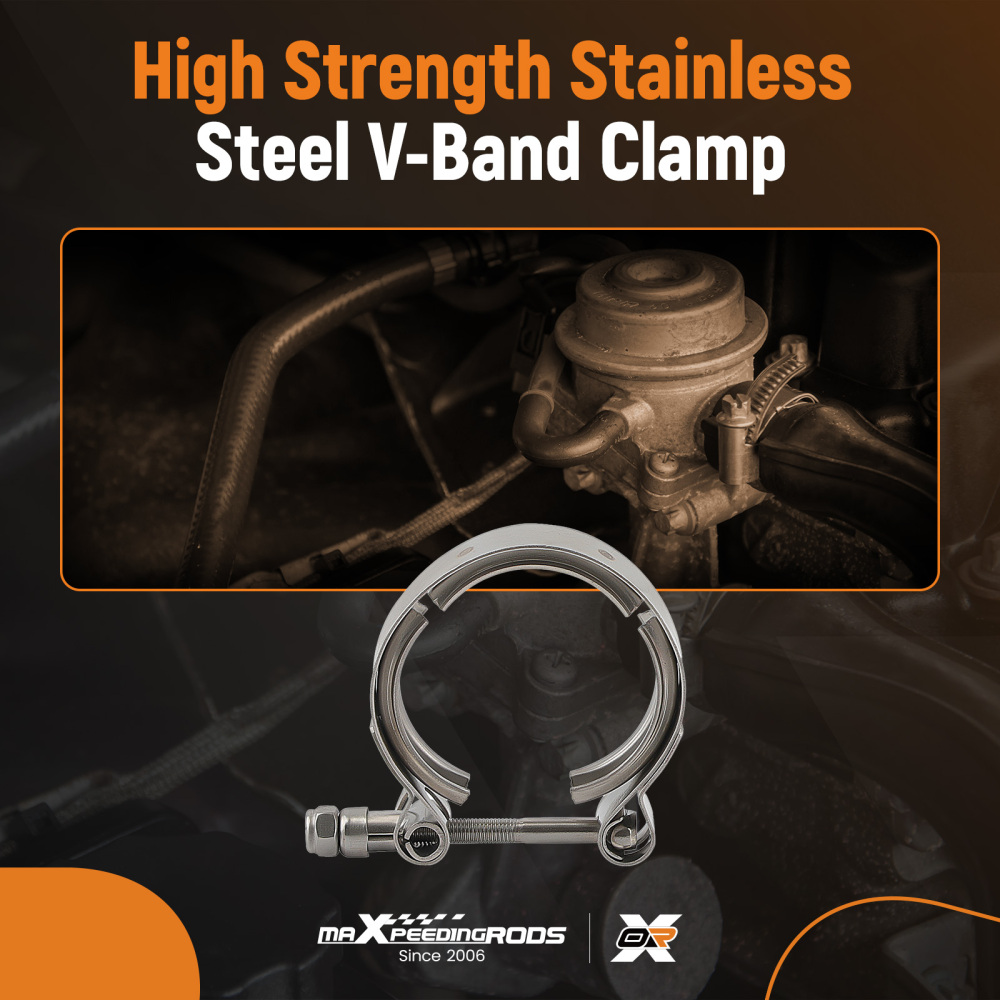 50MM V-BAND Turbo compatible for Charger Blow Off Valve BOV DUMP VALVE with 2 Springs   