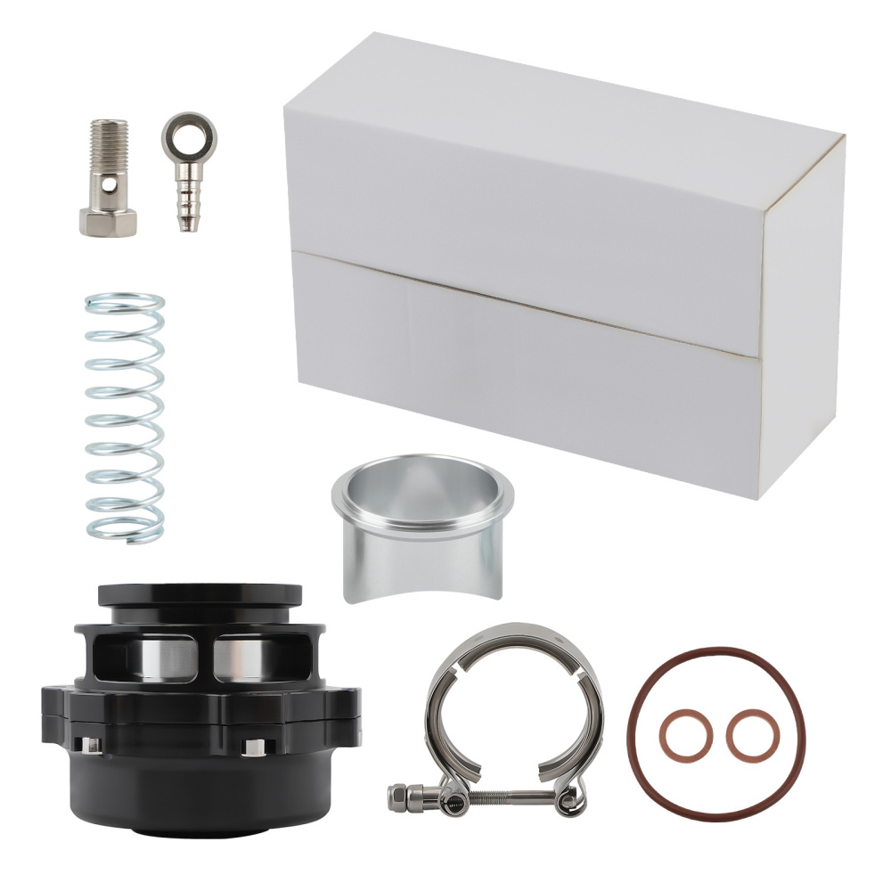 50MM V-BAND Turbo compatible for Charger Blow Off Valve BOV DUMP VALVE with 2 Springs