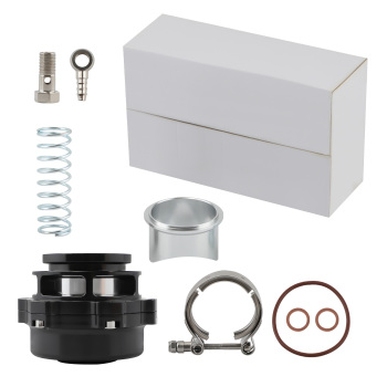 50MM V-BAND Turbo compatible for Charger Blow Off Valve BOV DUMP VALVE with 2 Springs   