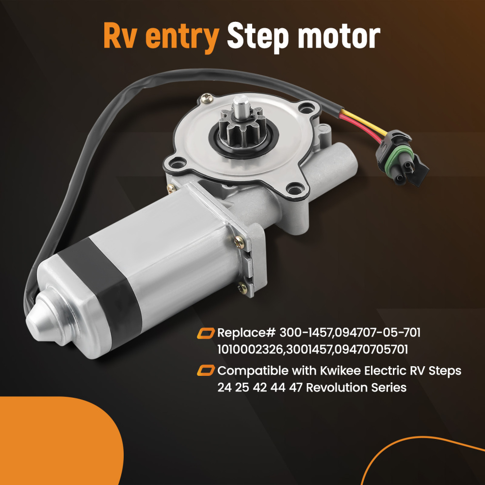 Replacement RV Step Motor for Kwikee Electric RV Steps 24 25 42 44 47 Revolution