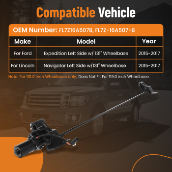 Left Running Board MotorBracket Assembly compatible for Ford Expedition 2015-2017 w/131