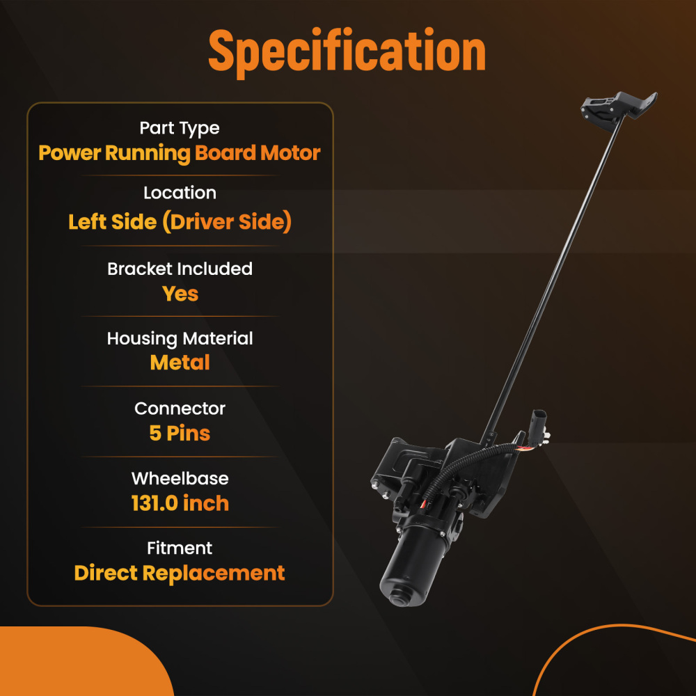 Left Running Board MotorBracket Assembly compatible for Ford Expedition 2015-2017 w/131