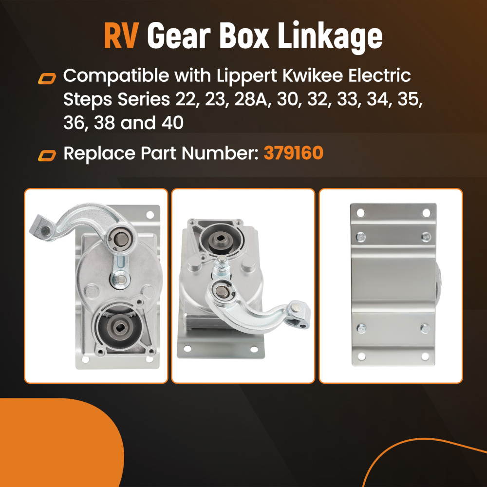 RV Gear Box Linkage with Motor For Kwikee Electric Steps 1101428