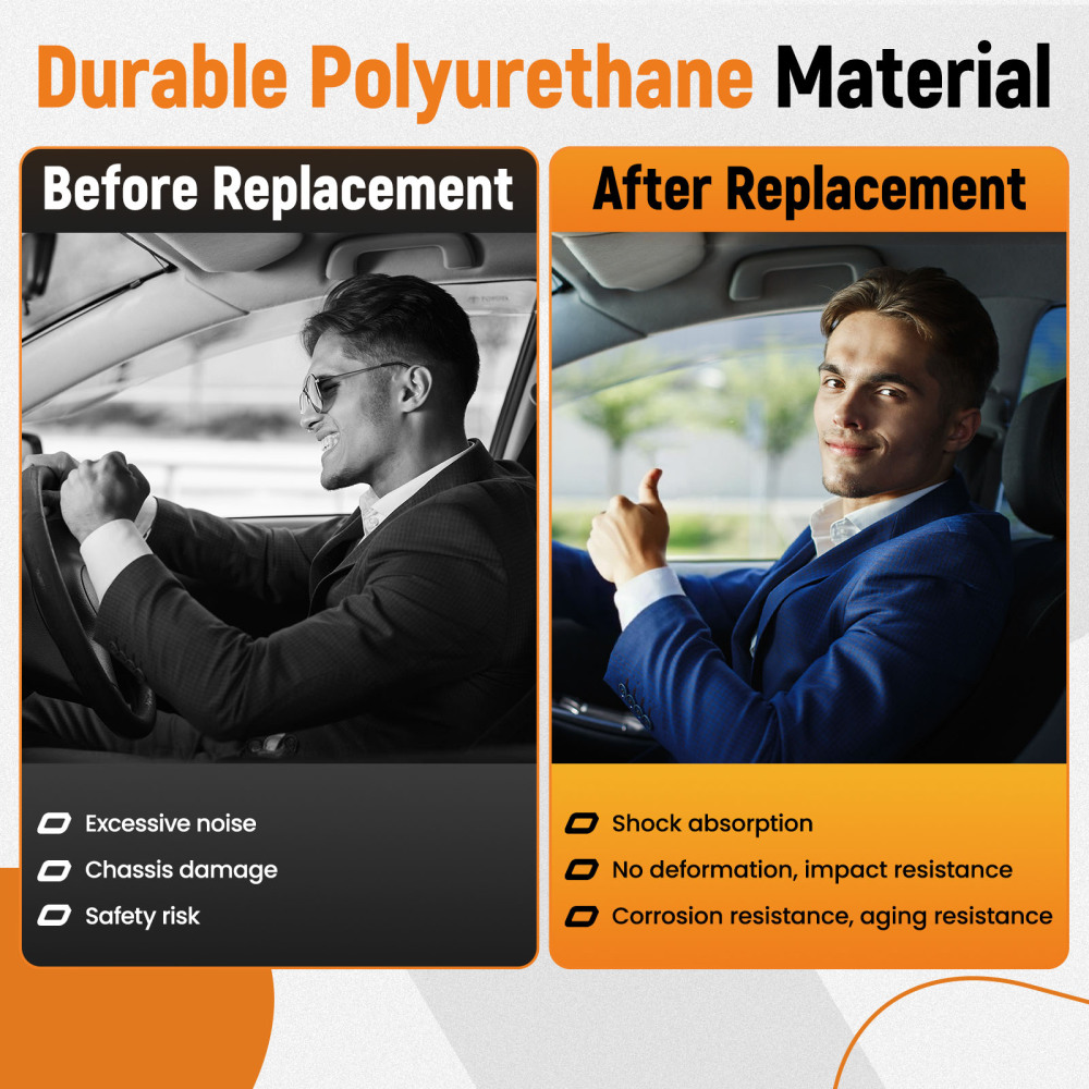 Body Mount Bushing Set compatible for Ford F150 F250 F350 1980-1998 With Installation Kit